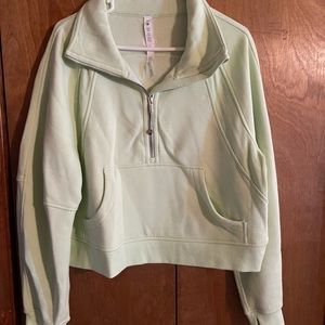 Lululemon Oversize Funnel-Neck Scuba in Kohlrabi Green M/L